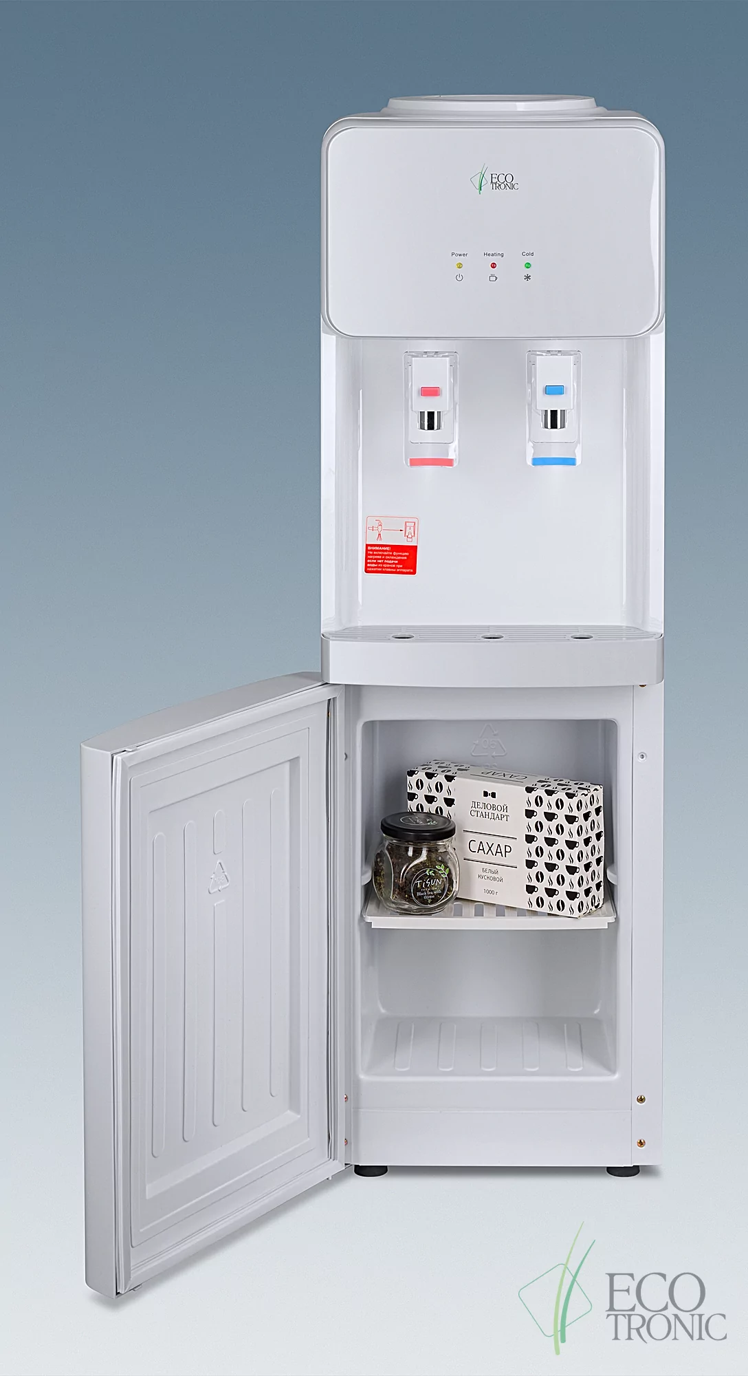 Кулер Ecotronic J21-LC white-grey